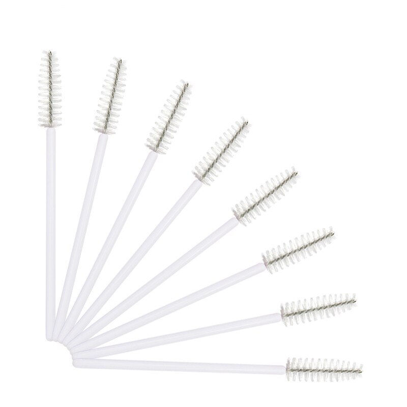 50 Pcs Disposable Eyelash Brushes Mascara Eye Lash Wand Microbrush Brushes for Women Eyelash Extension Makeup Tools