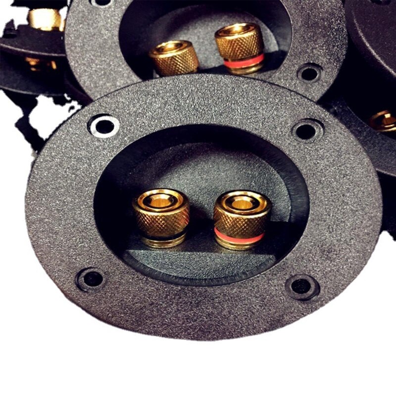 2-Way Speaker Box Terminal Binding Post Rear Back Panel Wiring Terminal Durable