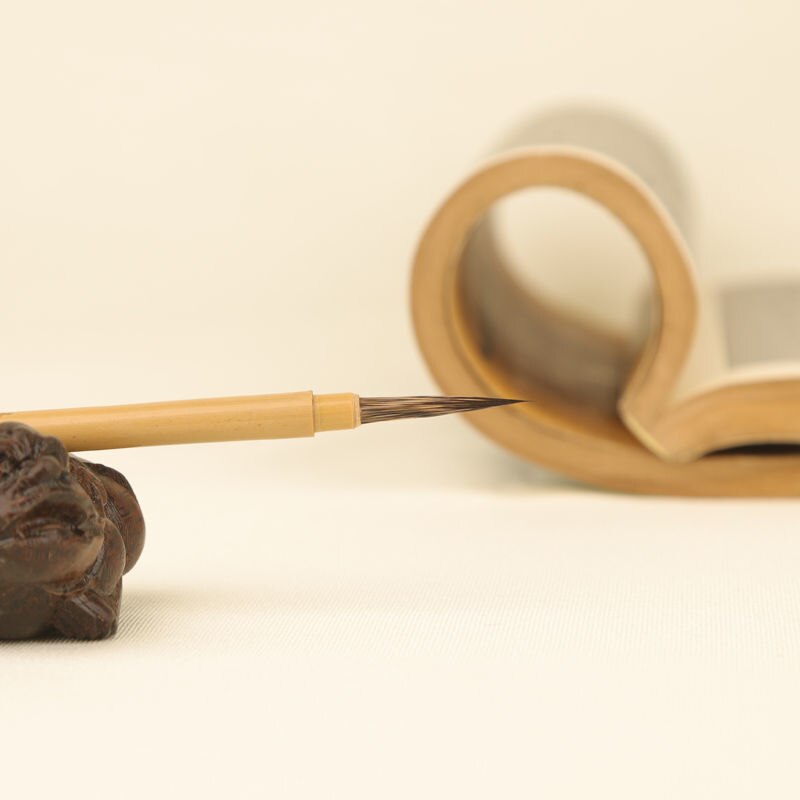 Konijn Haar Borstel Pen Chinese Schilderen Fijne Lijn Borstel Lied Huizong Kalligrafieborstel Lijn Tekening Kleine Reguliere Script Borstels