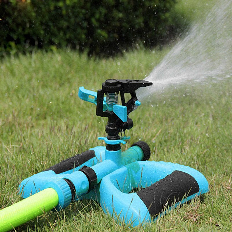 Three Arm Garden Sprinkler Watering Head Lawn 3 Nozzle Water Sprinkler Garden Sprinklers Water Durable Rotary