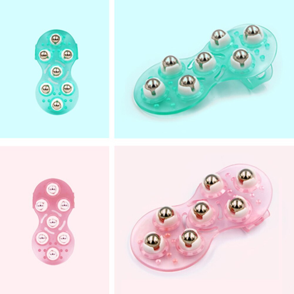 7 ballen kralen handzame lichaamsmassage handschoen ontspannende anti-cellulitis afslankende massager sport volledige lichaamsspiermassager