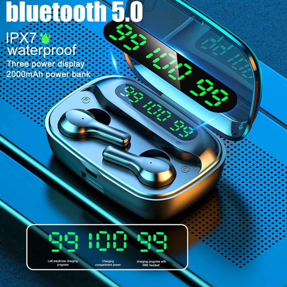 R3 Wireless Earbuds Bluetooth 5.0 Noise Cancellation Earphones In Ear With 2000mAh Charging Case IPX7 Waterproof And Sweatproof