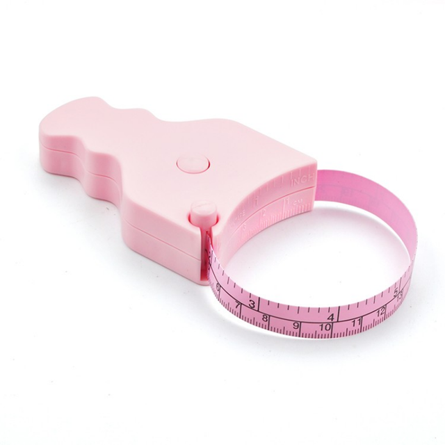 Intrekbare doek Tape Meting voor Body Meetstof Naaien Tailor Doek Breien Ambacht Metingen Liniaal Gewichtsverlies 150 cm 60 Inch, Pack van 5 Kleur Willekeurig