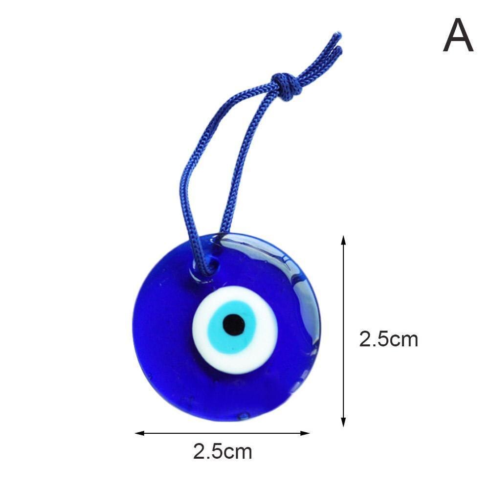 Shellhard lucky tyrkisk blå glas onde øje amulet trendy hængende charms bil kontor væg dekoration indretning