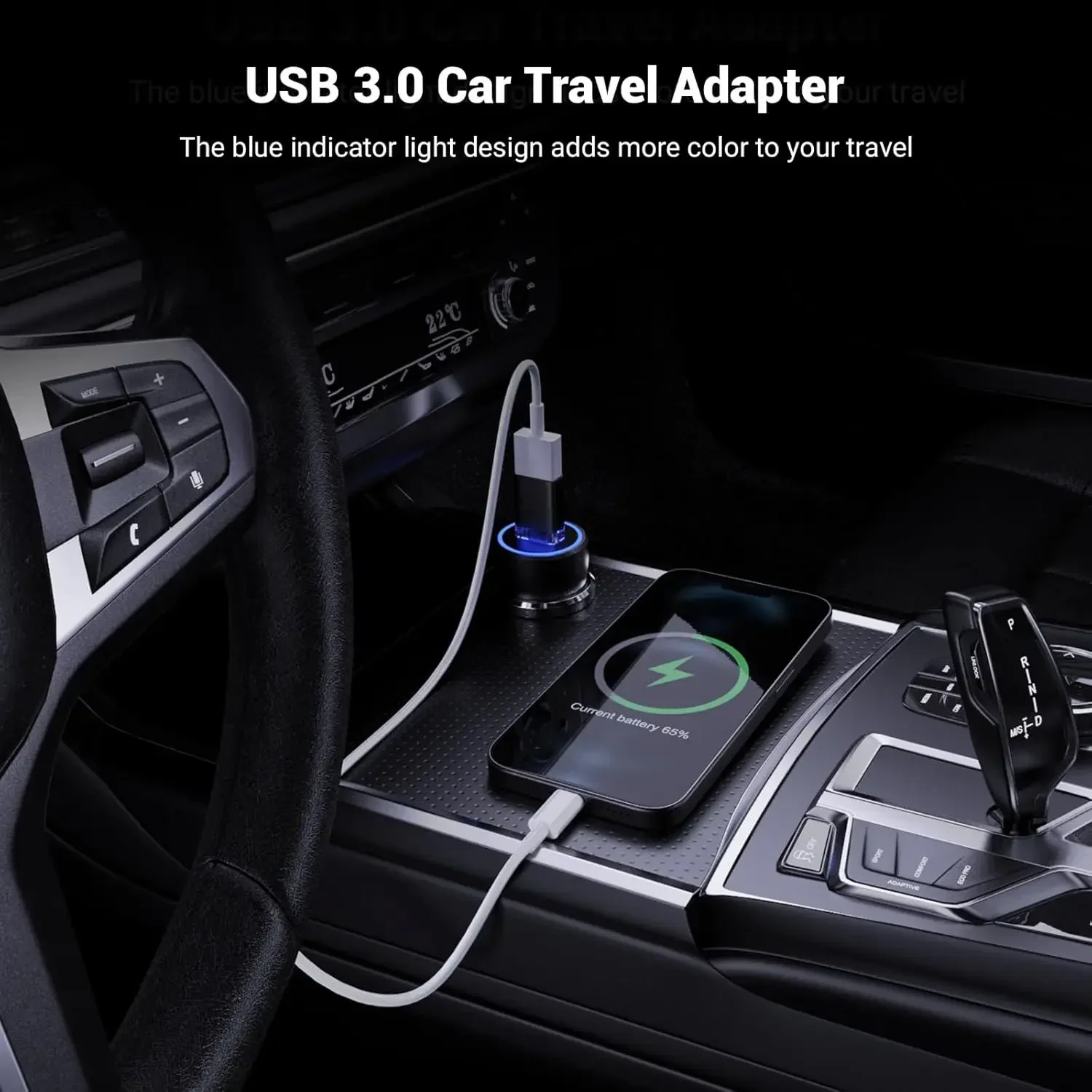 3-1Pcs Type C Male To USB-A 3.0 OTG Data Transfer Adapter Led USB-C to USB 3.0 Converter Phone Connector for Xiaomi Redmi Huawei