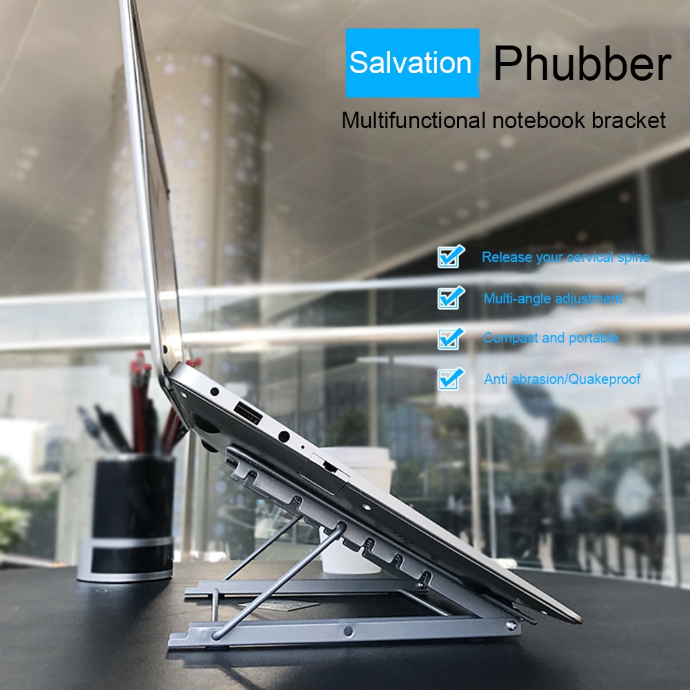 Draagbare Vouwen Cooling Mesh Beugel Desktop Kantoor Tablet Pad Lezen Stand Laptop Stand Non Slip Houder Mount Ondersteuning