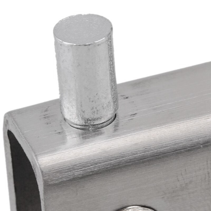 Bisagra pivotante de puerta de vidrio de acero inoxidable, juego de captura magnética de doble cabeza para puerta de vidrio de 5-8Mm