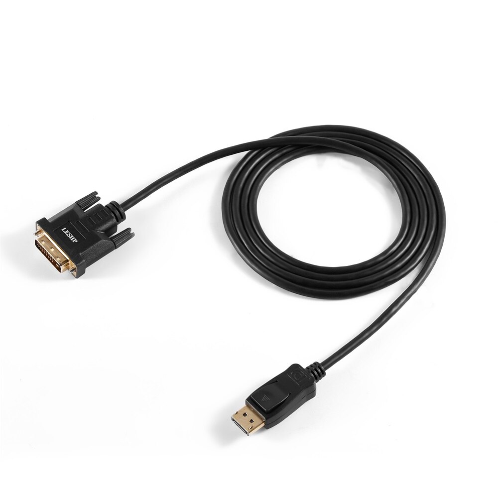 1.8M Professionele Dp Naar Dvi Converter Cord Displayport Male Naar DVI-D 24 + 1Pin Mannelijke Monitor adapter Kabel
