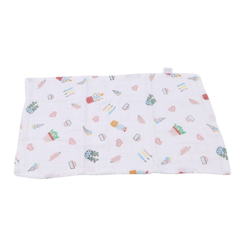 Musselin baumwolle niedlich obst Baby Handtücher Schal Swaddle Schlecht Handtuch Neugeborene Taschentuch Baden Fütterung Gesicht Waschlappen Wischen: Blume