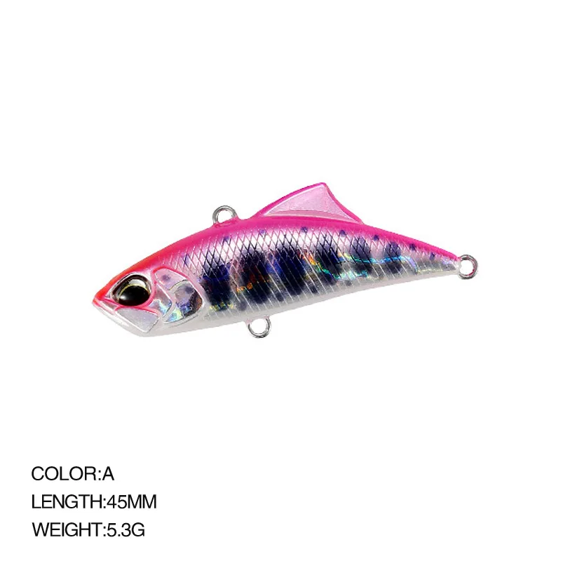 Señuelos de pesca VIB japoneses, punta de lanza, vibración RYUKI 45S, señuelo para verano e invierno, cebo Artificial, tropas, aparejos, accesorios para Lucio: Blanco