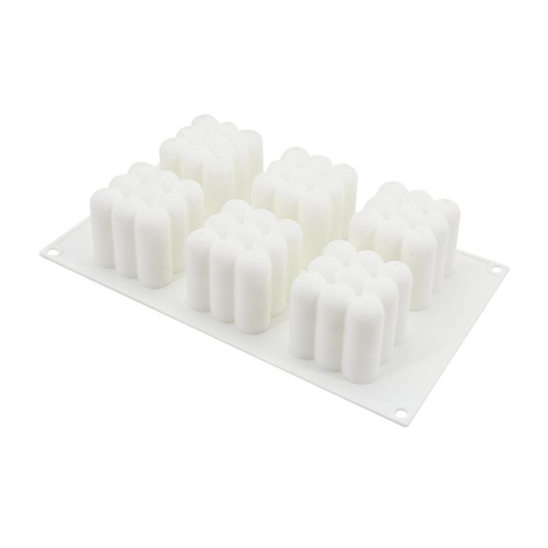 6 siliconen mallen voor mousse cake 3d cakevormen voor gebak chocolade
