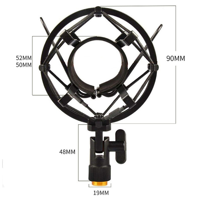 Universal Microphone Shock Mount Holder Tripod Recording Studio Microphone Stand For Computer Condenser Bracket Mic Holder Stick