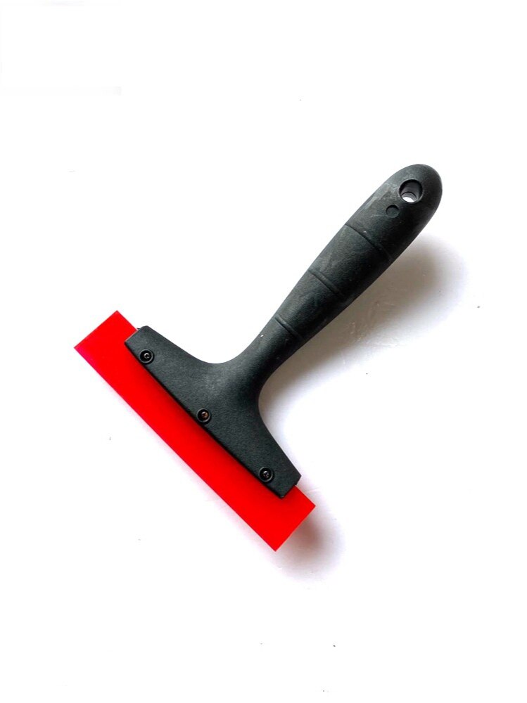 Bil tapet folie verktøy svart håndtak biff seneskrape silikon myk visker glass visker kort håndtak biff seneskrape