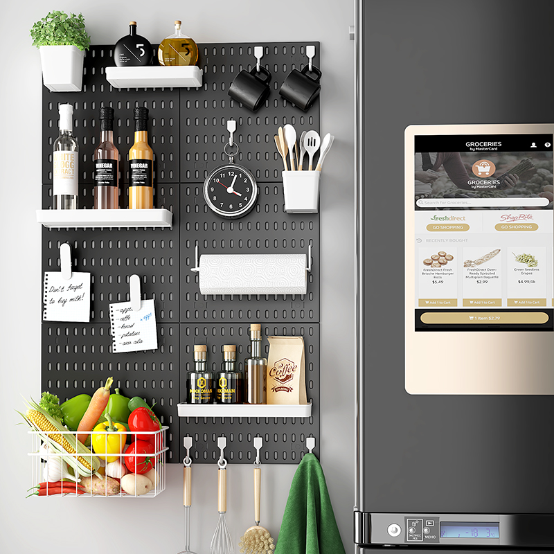 Pegboard Werkzeug Zubehör Mauer montieren Regal Anbindung Gremium Werkbank Haken Gestell Anzeige Stand Plastik Lager organizer Bausatz Pro Garage