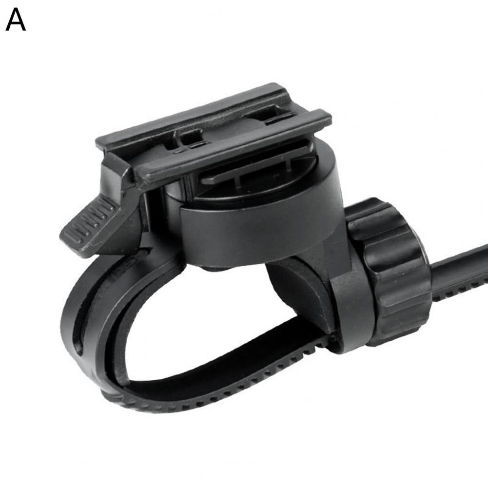 Bike Lamp Rack Compact Lightweight Simple Installation for Bicycle Bike Front Light Bracket Bike Front Light Bracket:  Black A