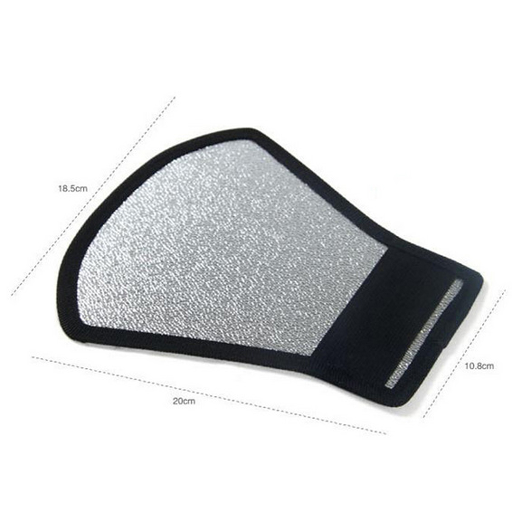 Camera Softbox Flash Diffuser 2-In-1 Zilver/Wit Dubbelzijdig Flash Photo Light Reflector Voor canon Camera 'S Difusor Flash