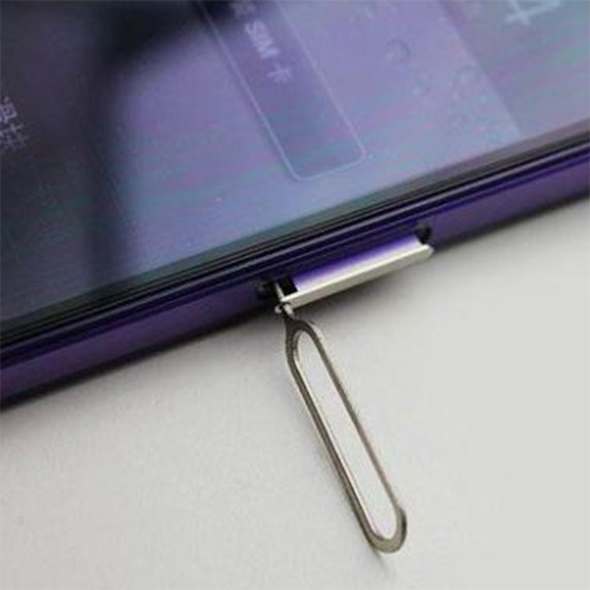 1000 st metall sim-kort fack borttagningsborttagningsmedel utmatningsnål nyckelverktyg för iphone 7 6 5 för samsung xiaomi huawei