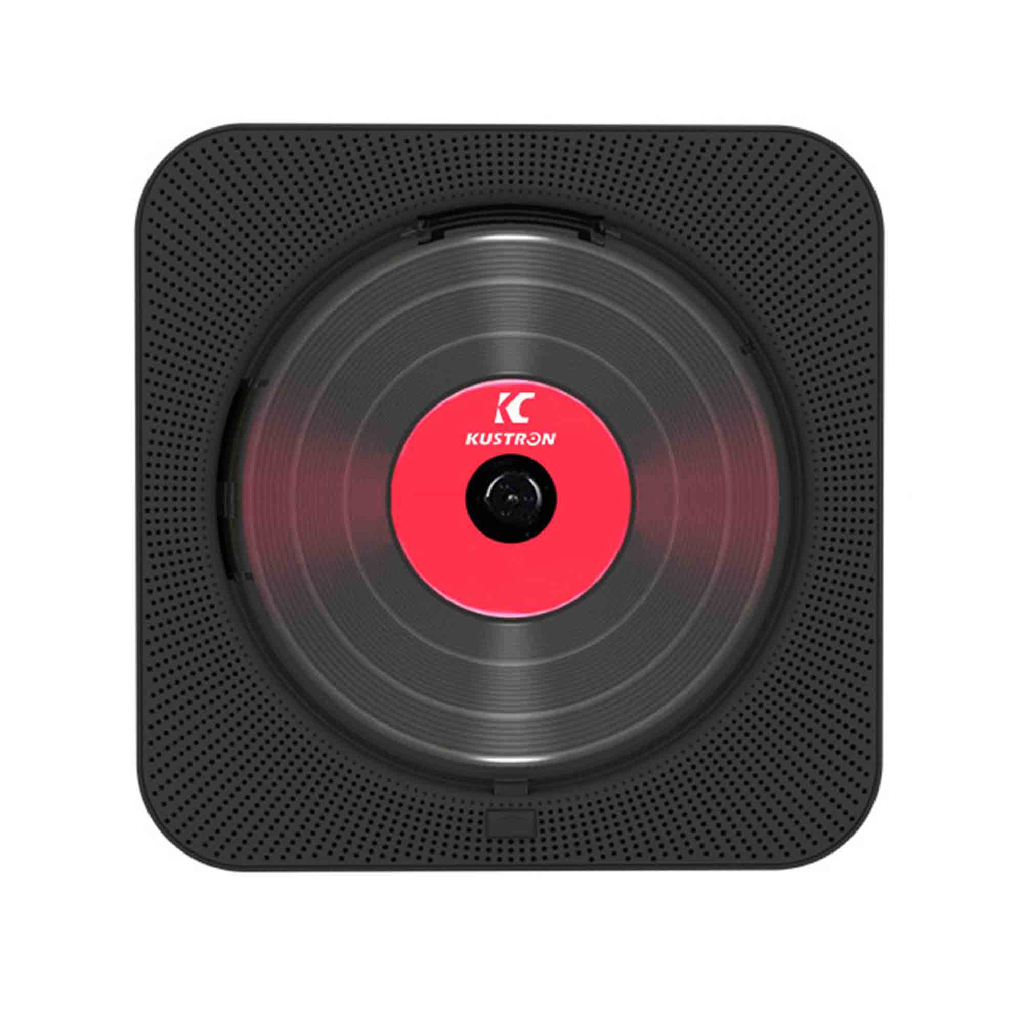 Reproductor de CD portátil, Altavoz Bluetooth, reproductor de CD estéreo, pantalla LED, reproductor de música de CD montable en pared con Control remoto IR, Radio FM: 909 BA