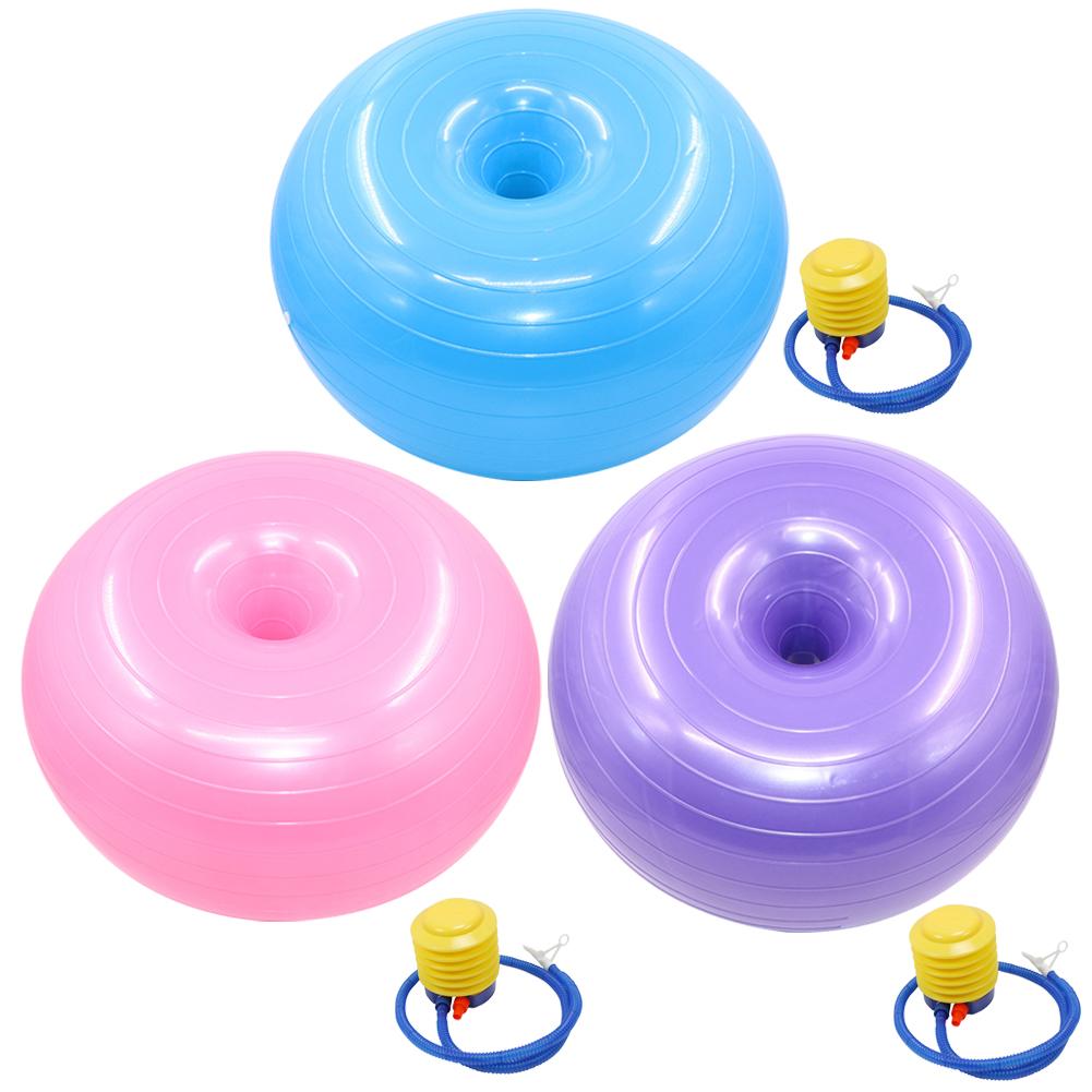 Donut Trainer Yoga Ball Exercise Stable Yoga Ball Fitness Equipment for Office and Durable Thick Safe