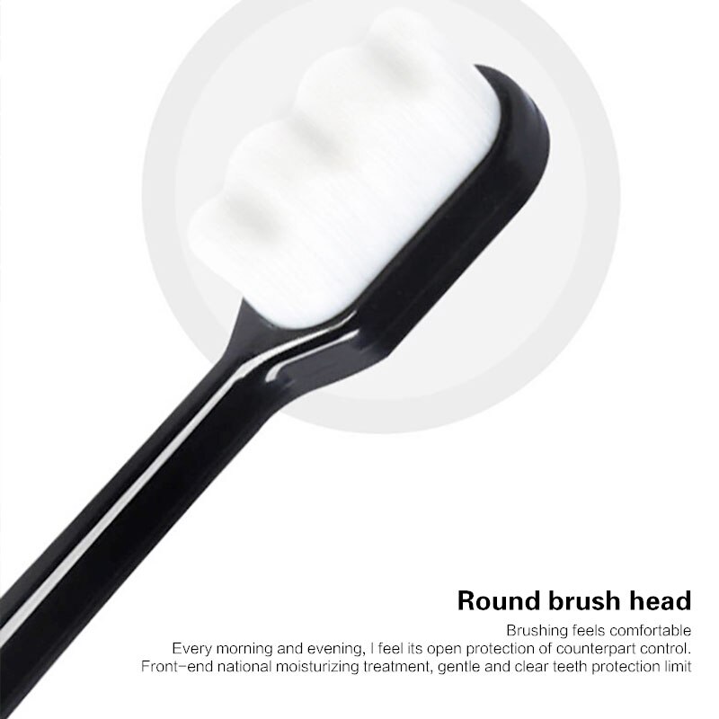 Soft Bristles Toothbrush Antibacterial Fiber Hair Abs Material Toothbrush For Pregnant Woman Child Adult Good Use Q3