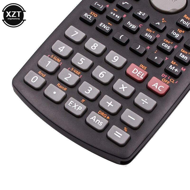 Mais novo handheld multi-função 2 linha de exibição calculadora científica 82ms-b portátil multifuncional calculadora para matemática