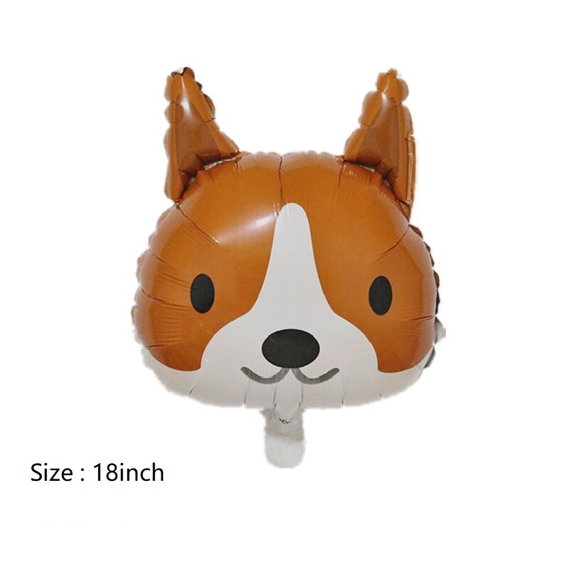 Mini ballons tête d'animal 18 pouces/mini | Ballon gonflable en aluminium pour décoration de fête d'anniversaire, ballon de mariage pour: 5