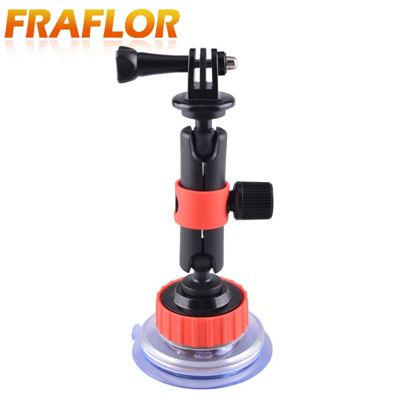 Gopro auto rode zuignap adapter raamglas houder statief voor gopro hero 4 3 2 sjcam  sj4000 xiaomi yi camera accessoires