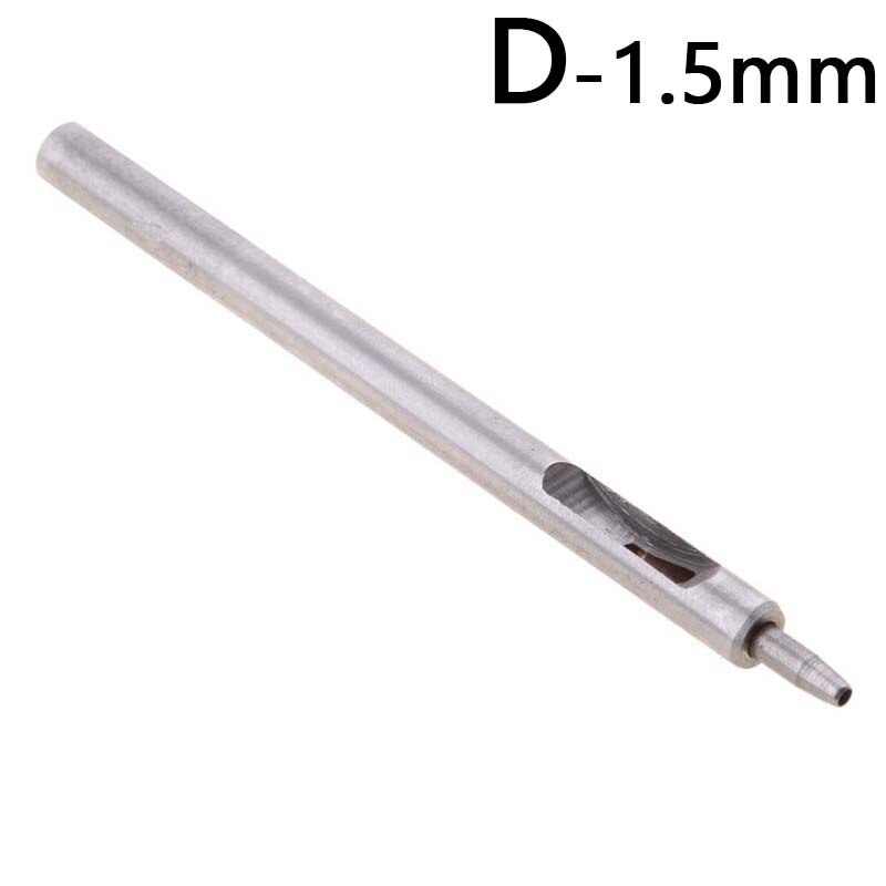 1PC Round Hollow Punch Leather Craft Punch Tool Hollow Hole Punch Cutter Tool for Watch Bands Belts Canvas Paper 0.5-5.5mm: D