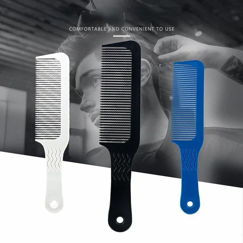 Professionele Platte Kop Knipkam Antistatische Haar Knipkam Grove Mannen Haar Knipborstel Salon Kapper Tondeuse Accessoires