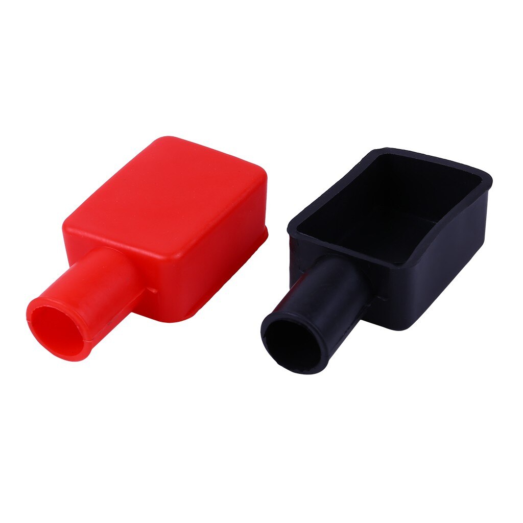 2 pc flexible PVC material durable Car Battery Negative Positive Terminal Covers Cap Boat Insulating Protector Insulating#P15