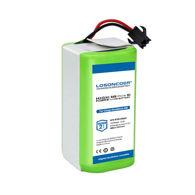 Melasta – batterie Li-ion 14.4V 2600mAh, pour Conga Excellence 950 990 1090 1790 1990 Deebot N79S N79 DN622 Eufy Robovac 11S 12 X500  44