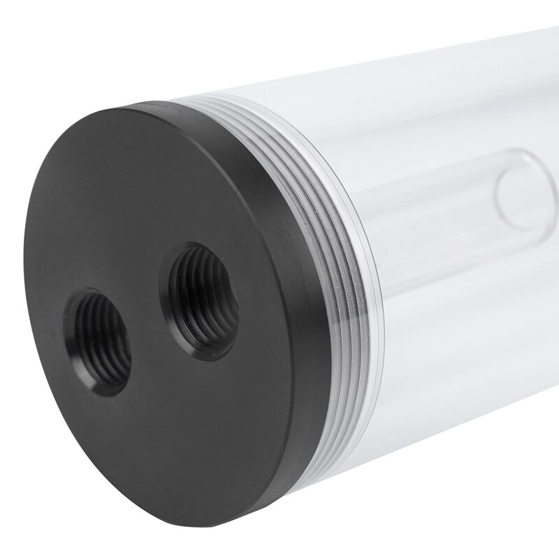 210MM longueur 50MM diamètre cylindrique refroidi à l'eau réservoir accessoires complet PMMA réservoir d'eau refroidissement par eau ordinateur