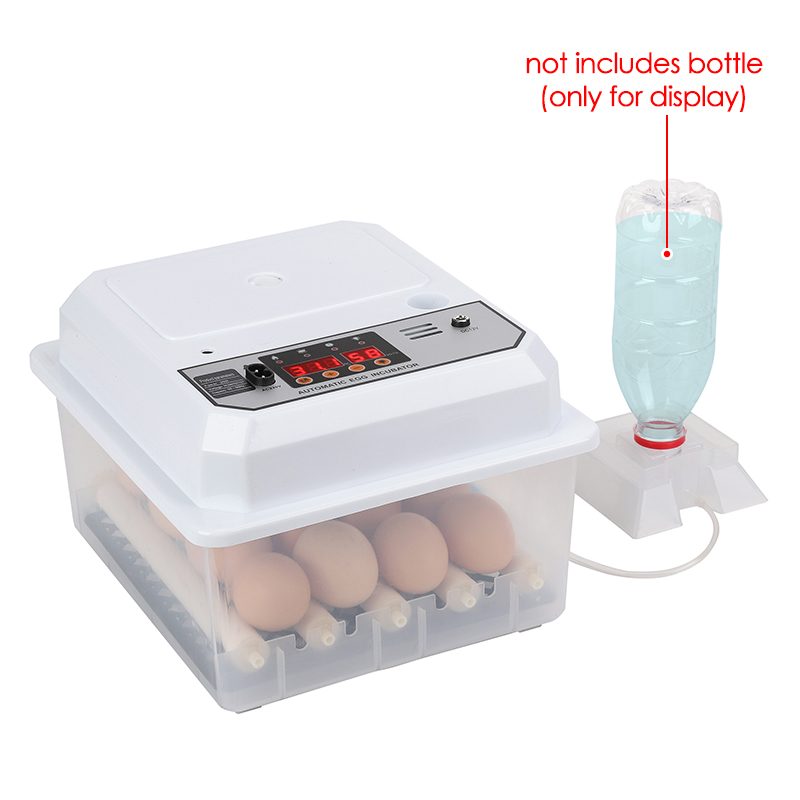 Fazenda aves totalmente automático girando incubadora de ovos duplo-elétrico mini chocadeira doméstica para frango ganso pato pássaro 16 ovos 220v