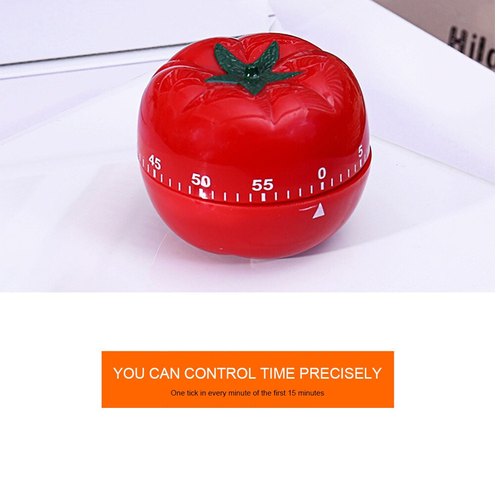 Tomato Timer Kitchen Mechanical Timer Countdown Timer Reminder Alarm 1-60min 360 Degree Minuterie timer