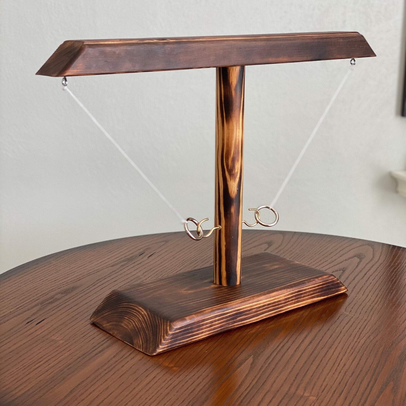 Ring Toss Games Hook Games for Adults Handmade Wooden Ring Tossing Throwing Games for Party Drinking Interactive Activity