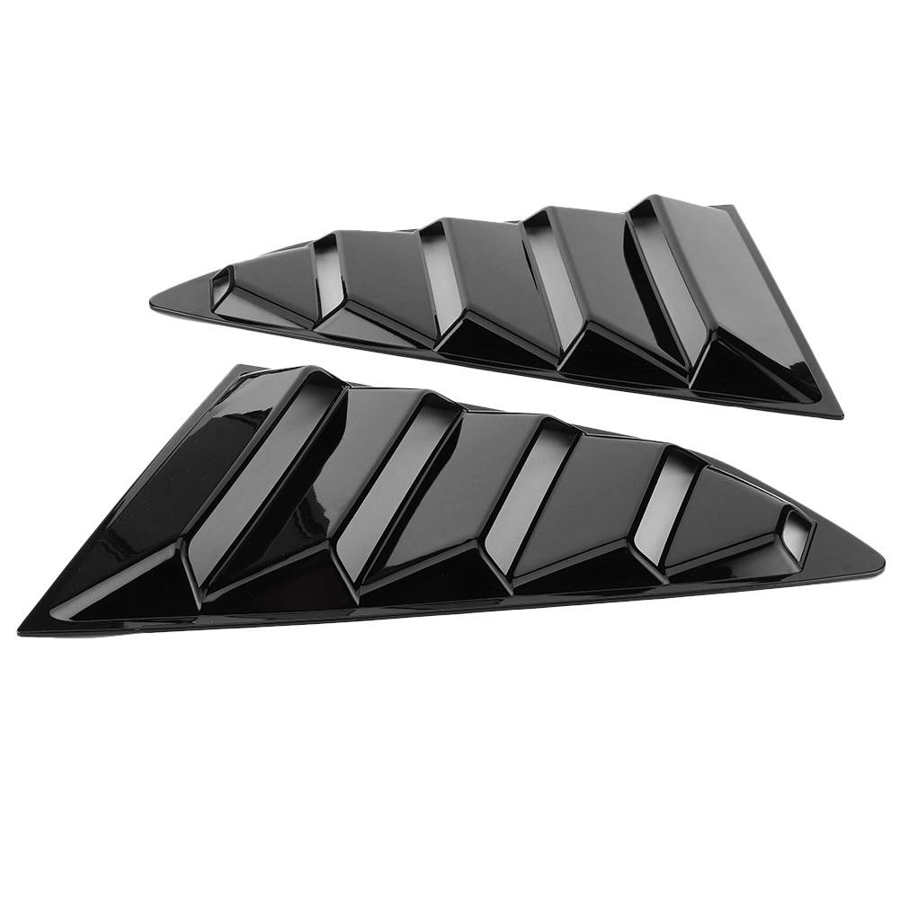 Car Window Louvers Side Air Vent Cover Fit for Chevy Camaro Glossy Black Car Styling