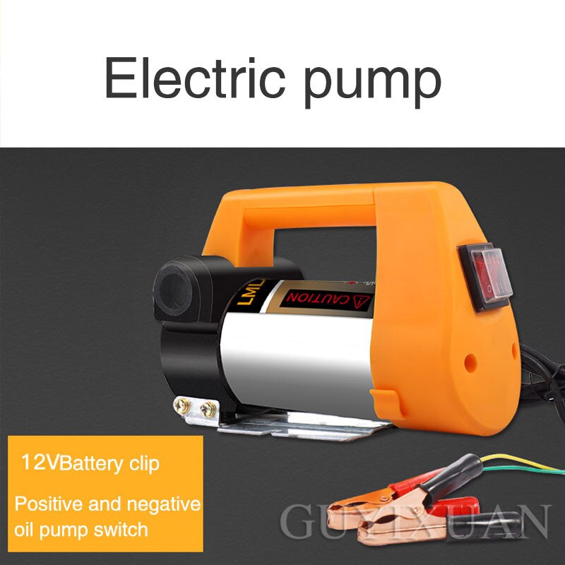 Small portable electric self-priming pump diesel fueling machine suction pump gas station oil suction device