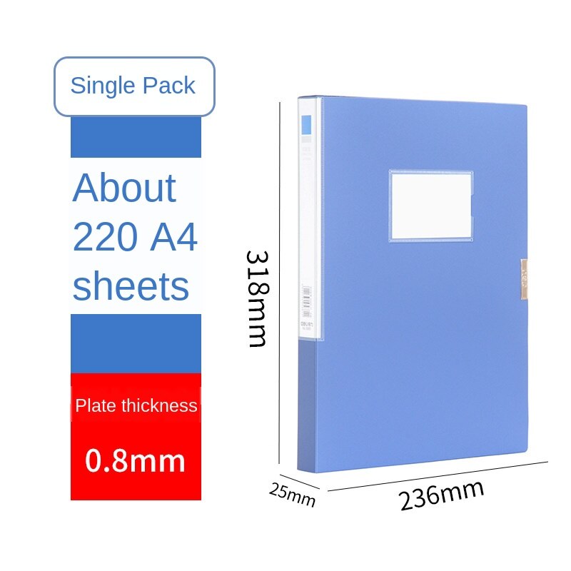 File Box A4 Tfile Box Glued Data Box Folder Storage Box File Set Multiple Specifications: Style9