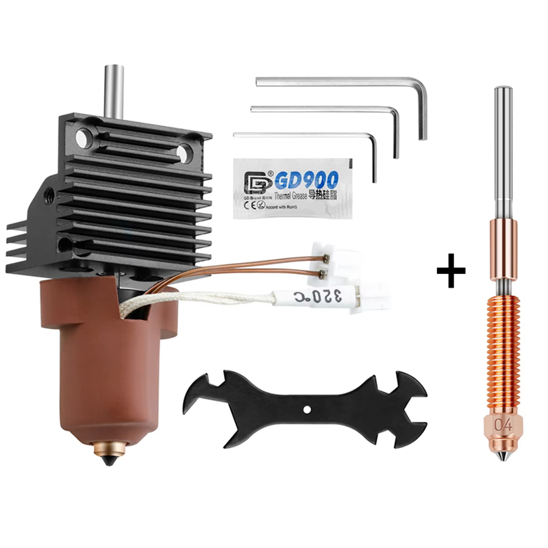 Per Creality K1C Hotend Kit blocco riscaldante in ceramica Kit ugelli intercambiabili rapidamente Resistenza alla rottura del calore Hotend per parti della stampante 3D K1 Max: Blu