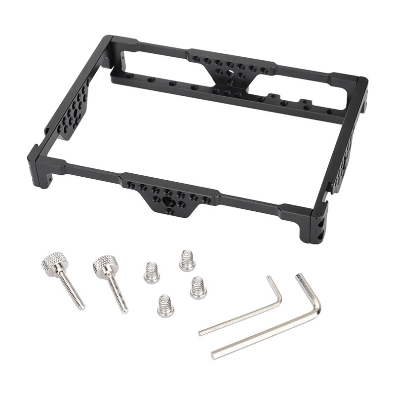 Kimrig Liliput H7 H7S 7 Inch 4K Monitor Kooi Kit Beschermende Armor (Exclusief Gebruik) met 1/4 &quot;Montage Punten &amp; Schoen Mounts