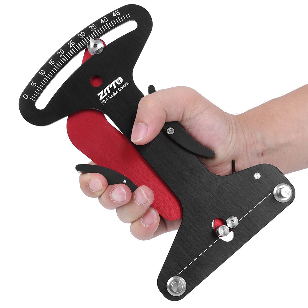 ZTTO Aluminum Alloy Bicycle Spoke Tension Meter Calibration Tool Mountain Bike Wheel Spoke Tensiometer Gauge Bicycle Repair Tool