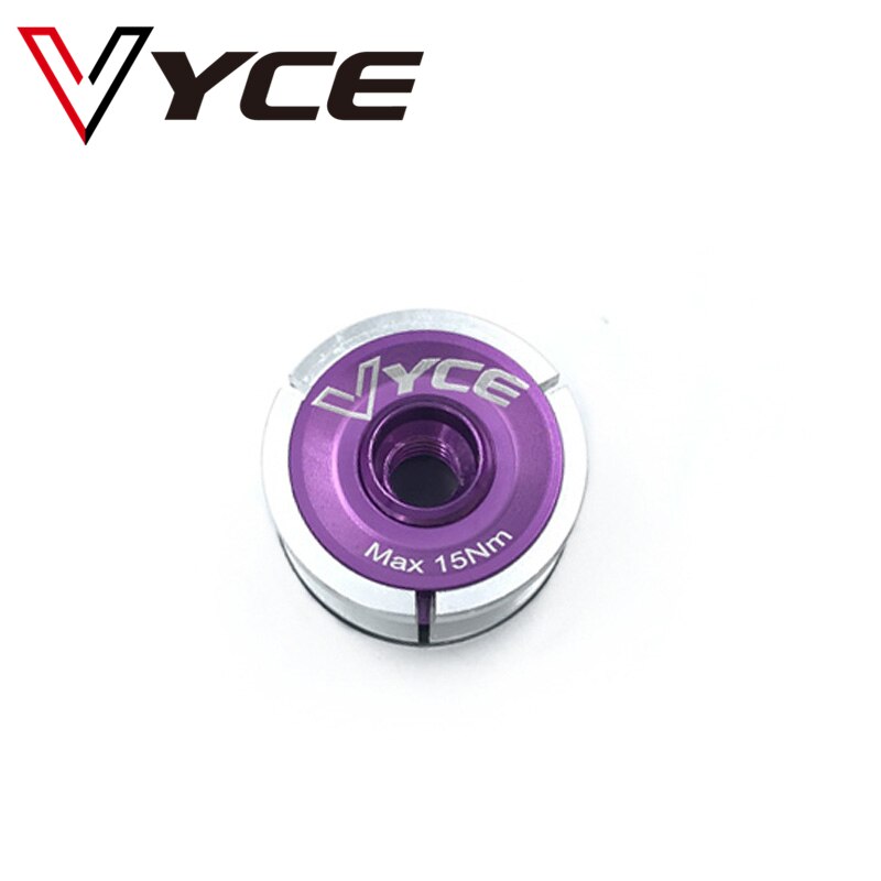 Ultra Light Expander plug Bicycle Fork Headset Stem Top Cap Key Expander 28.6mm 1 1/8 Steerer Plug For Road MTB Bike Accessories: Purple