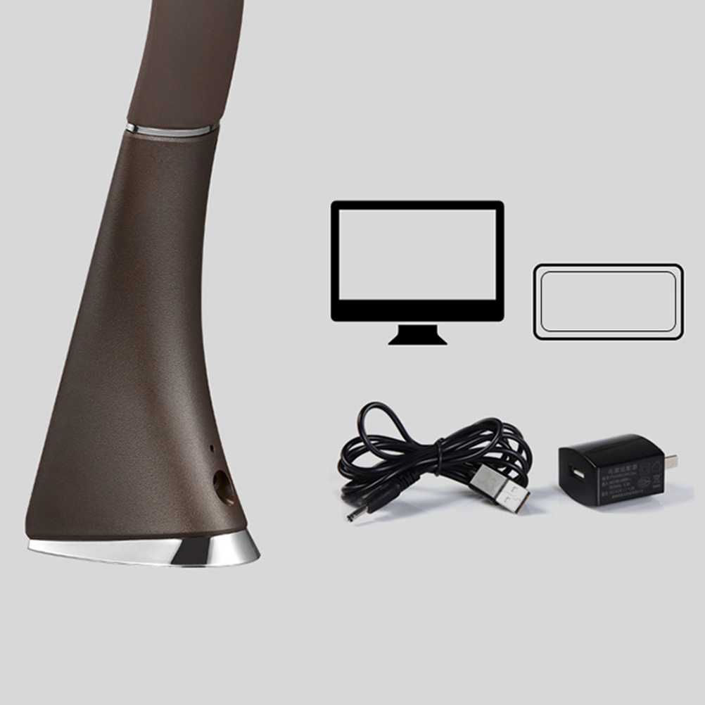 1pc Table Light LED Eye-care Desk Lamp Calendar Lamp Clock Table Lamp for Home Study Room