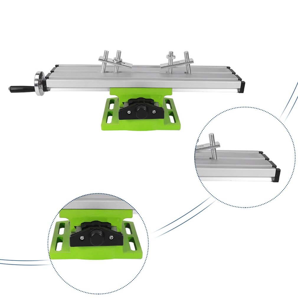 Multi-function Milling Machine Bench Drill Vise Fixture Worktable Vise X Worktable Y Axis Adjust Coordination Table Machine Tool
