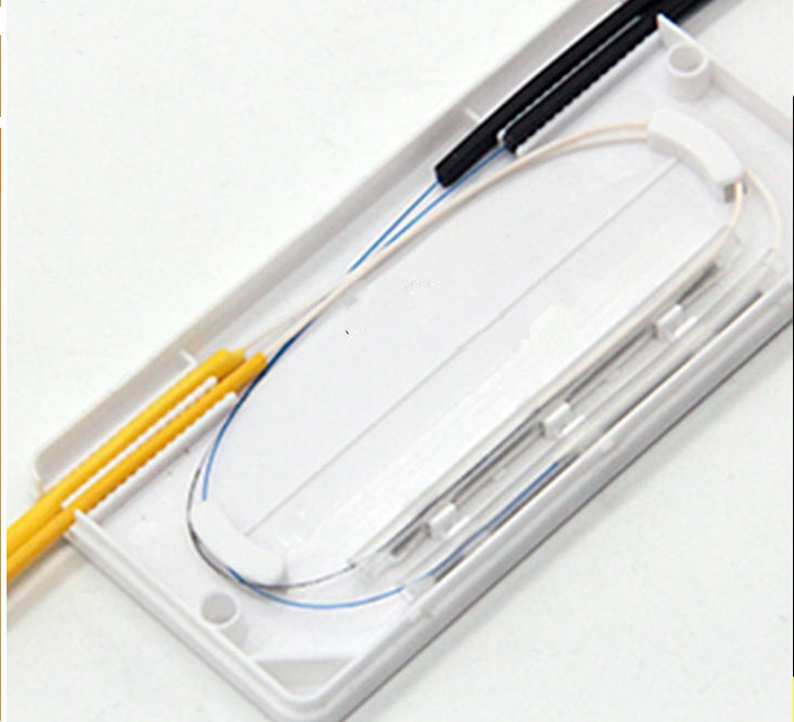 10pcs cable protection box Optical fiber Protection box heat shrink tubing to protect fiber splice tray 2 into 2 out