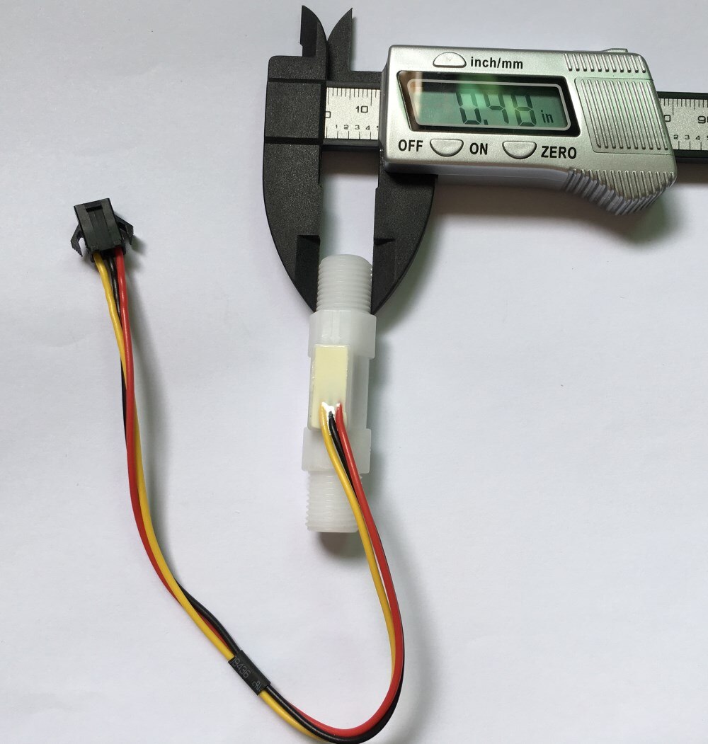 G1/4 Small size Plastic Water Hall flow sensor meter for beer coffee machine