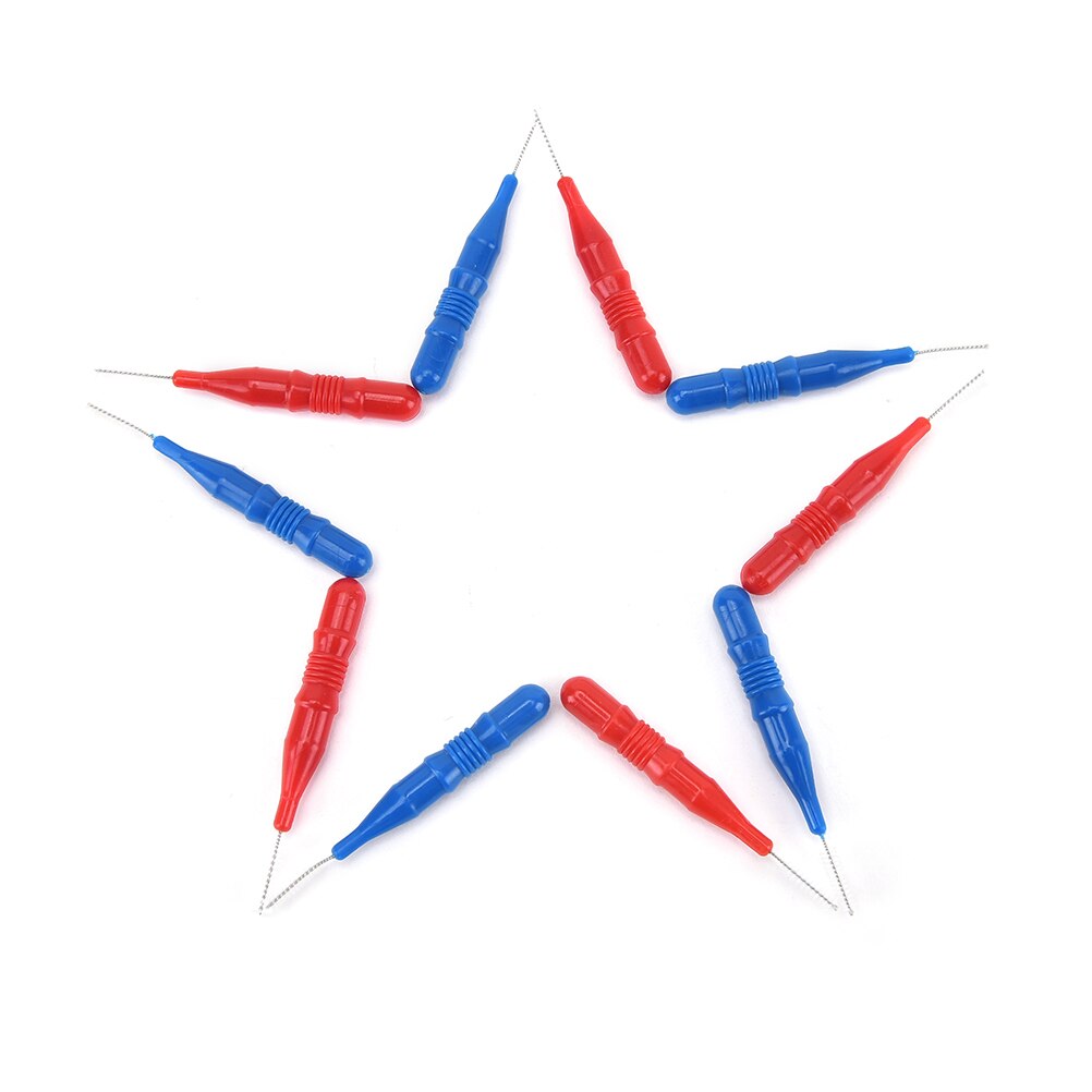 Oral Hygiene Dental Toothpick Tooth Pick Brush Teeth Cleaning Tooth Flossing Head Soft Plastic Interdental Brush