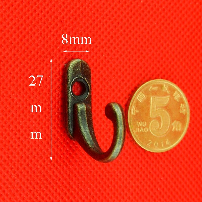 10/1 PCS Antique Hooks Small Wall Hanger Buckle Horn Lock Clasp Hook Hasp Latch For Wooden Jewelry Box Furniture Hardware