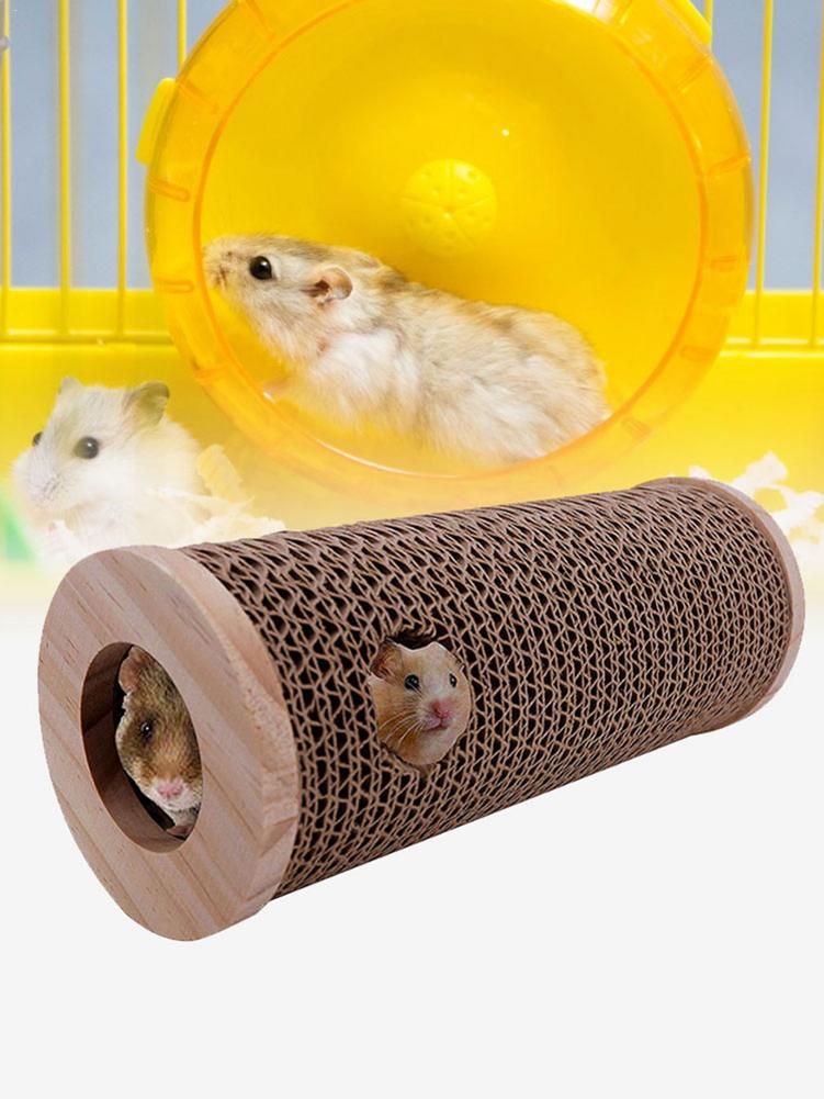 Gegolfd Hamster Tunnel Speelgoed Hamster Nest Kleine Huisdier Tunnel Speelgoed voor Hamsters en Muizen