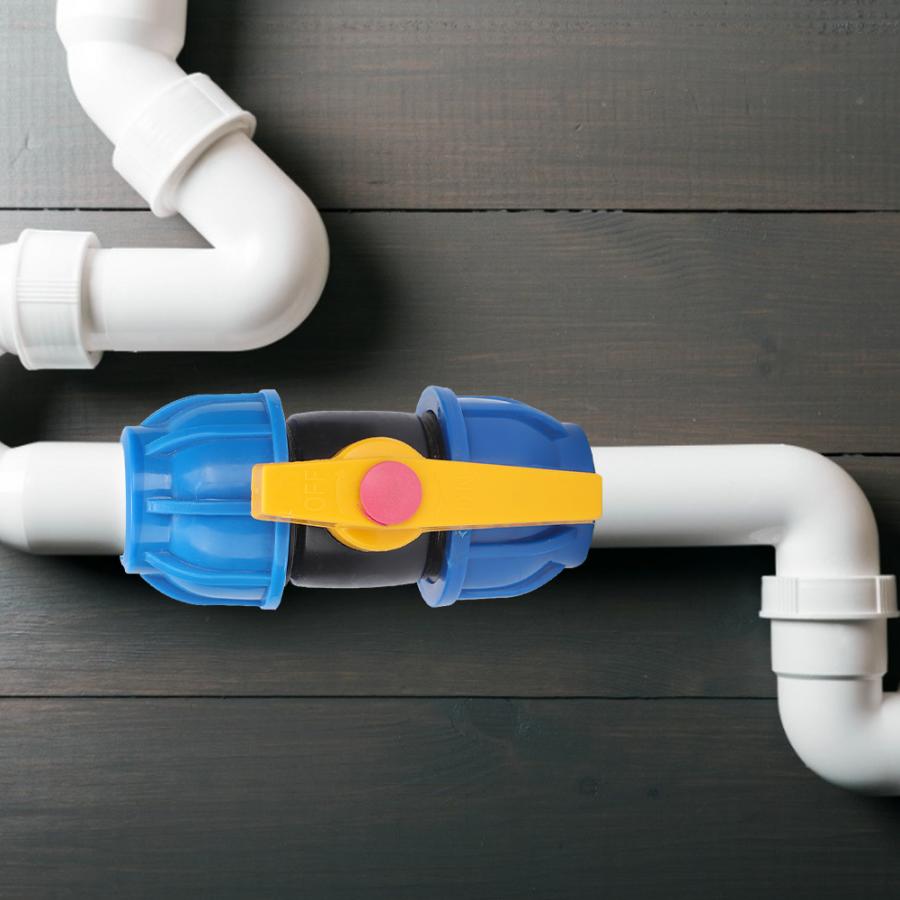 32mm PE PVC PPR Water Pipe Fittings Valve Adapter Quick Ball Valve Replacement